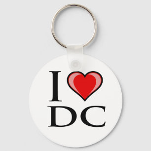 Porte-clés I Love DC - District de Columbia
