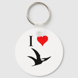 Porte-clés I Love Dinosaures - Pterodactyl