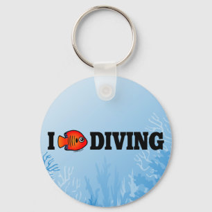 Porte-clés I Love Diving