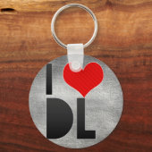 Porte-clés I Love DL (Recto)