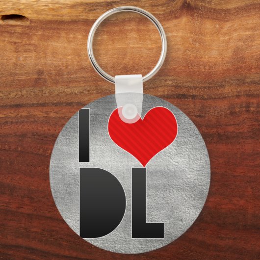 Porte-clés I Love DL (Recto)