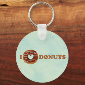 Porte-clés I love donuts (Recto)