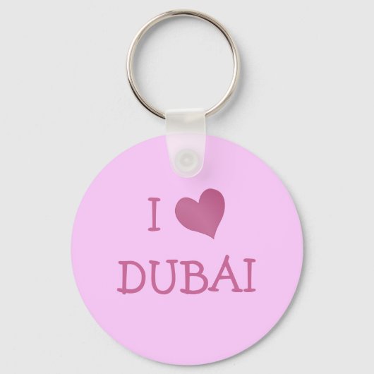 Porte-clés I Love DUBAI (Recto)