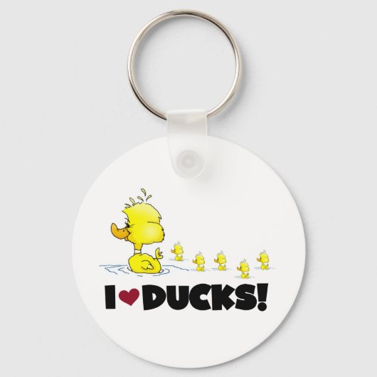 Porte-clés I Love Ducks Tshirts et cadeaux (Recto)