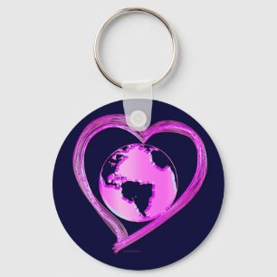 Porte-clés I LOVE EARTH (Pink) Series