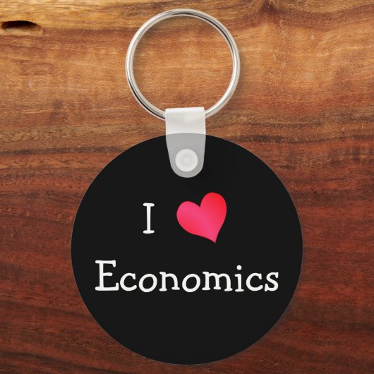 Porte-clés I Love Economics (Recto)