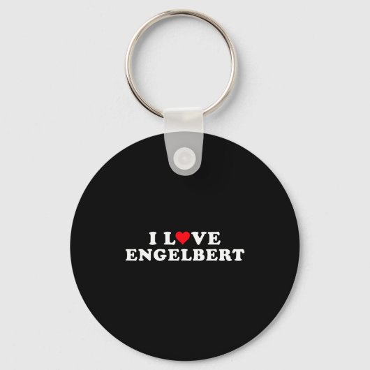 Porte-clés I Love Engelbert Girlfriend &amp; Boyfriend Engelb (Recto)
