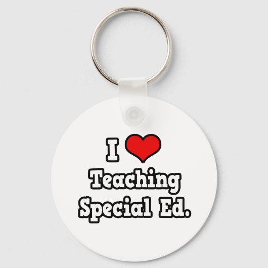 Porte-clés I Love Enseignement Spécial Ed (Recto)