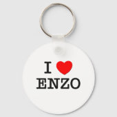 Porte-clés I Love Enzo (Recto)