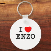 Porte-clés I Love Enzo (Recto)