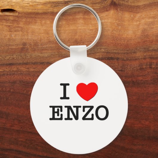 Porte-clés I Love Enzo (Recto)
