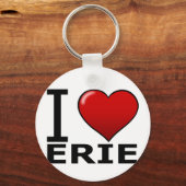 PORTE-CLÉS I LOVE ERIE, PA - PENNSYLVANIA (Recto)
