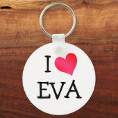 Porte-clés I Love Eva (Recto)