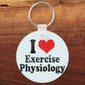 Porte-clés I Love Exercise Physiology (Recto)