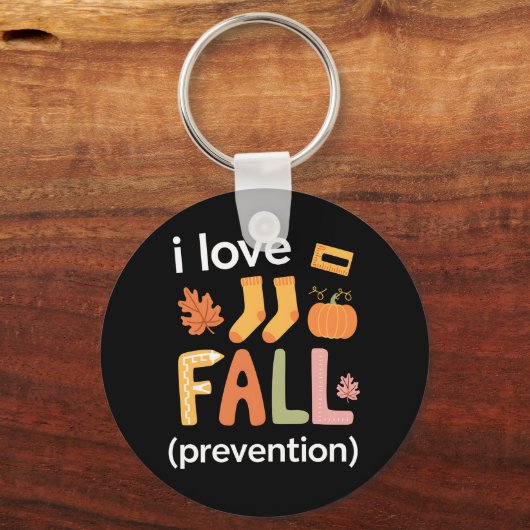 Porte-clés I Love Fall Prevention (Recto)