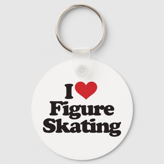 Porte-clés I Love Figure Patinage (Recto)