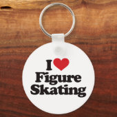 Porte-clés I Love Figure Patinage (Recto)