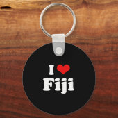 Porte-clés I Love Fiji Tshirt (Recto)