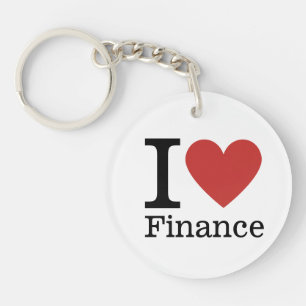 Porte-clés I ❤️ Love Finance - Département des Finances - Por