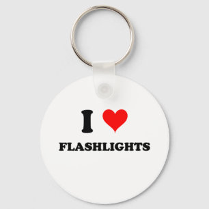 Porte-clés I Love Flashlights