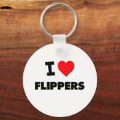 Porte-clés I Love Flippers (Recto)