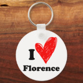 Porte-clés I Love Florence (Recto)