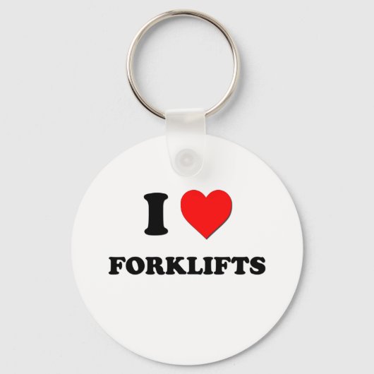 Porte-clés I Love Forklifts (Recto)