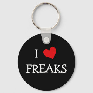 Porte-clés I Love Freaks