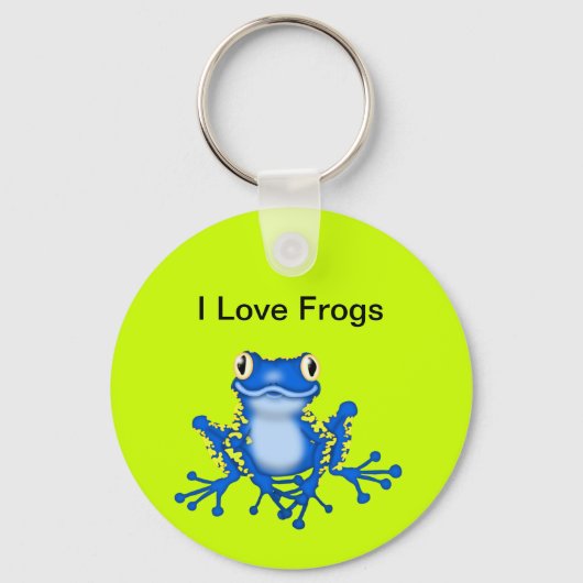 Porte-clés I Love Frogs Porte - clé (Recto)