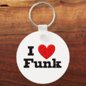 Porte-clés I Love Funk (Recto)