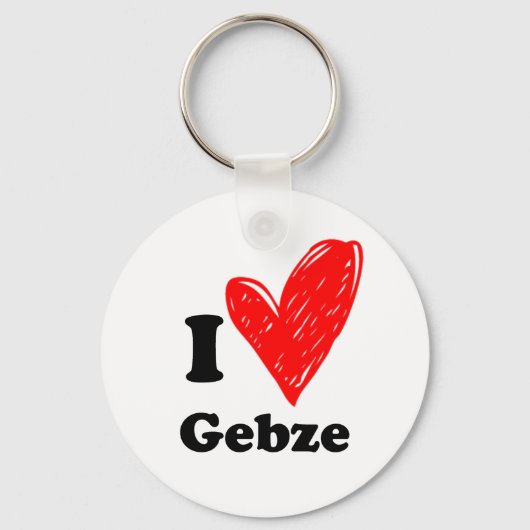 Porte-clés I Love Gebze (Recto)