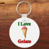 Porte-clés I Love Gelato (Crème Italienne Glace) (Recto)