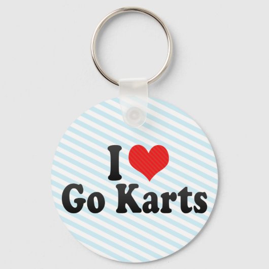 Porte-clés I Love Go Karts (Recto)
