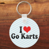 Porte-clés I Love Go Karts (Recto)