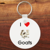 Porte-clés I love goats Keychain (Recto)