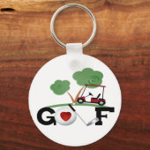 Porte-clés I Love Golf (Recto)
