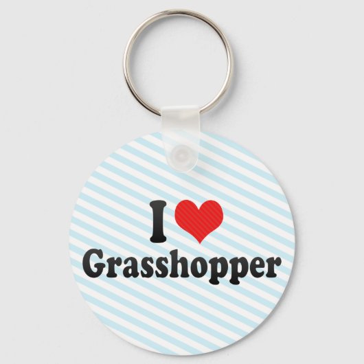 Porte-clés I Love Grasshopper (Recto)