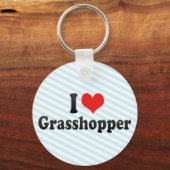 Porte-clés I Love Grasshopper (Recto)
