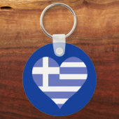 Porte-clés I Love Greece Heart (Recto)