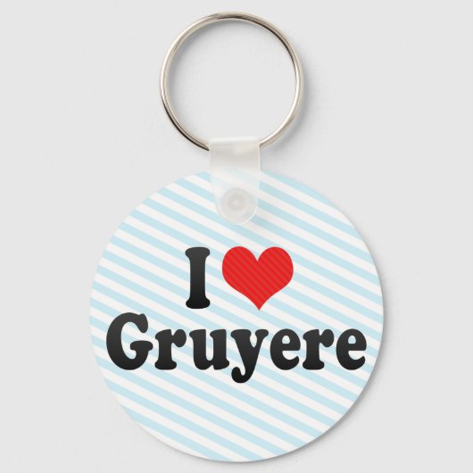 Porte-clés I Love Gruyere (Recto)