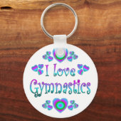 Porte-clés I Love Gymnastique (Recto)
