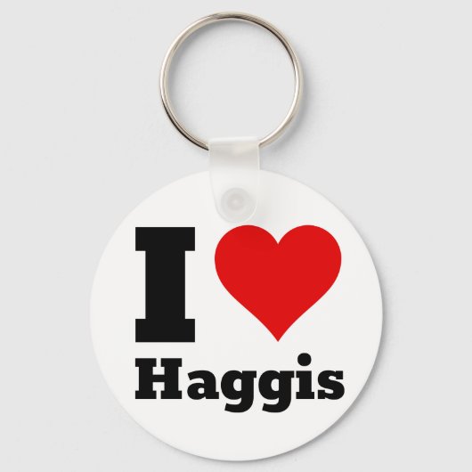 Porte-clés I Love Haggis Porte - clé (Recto)