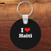 Porte-clés I Love Haiti Tshirt (Recto)