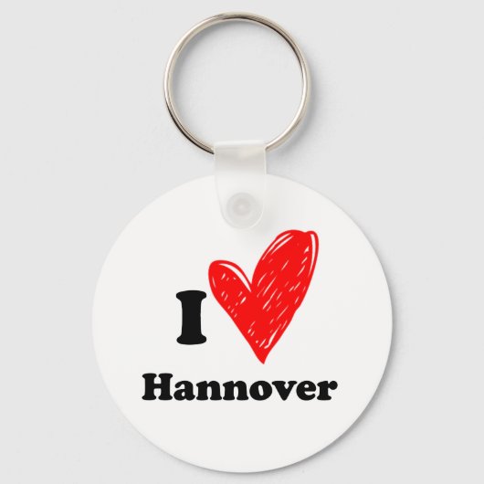 Porte-clés I Love Hanovre (Recto)