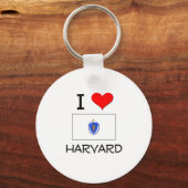 Porte-clés I Love Harvard Massachusetts (Recto)