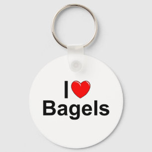 Porte-clés I Love (Heart) Bagels