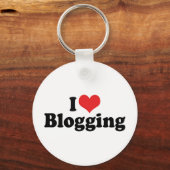 Porte-clés I Love Heart Blogging (Recto)