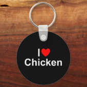 Porte-clés I Love (Heart) Chicken (Recto)