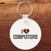 Porte-clés I Love Heart Computers (Recto)