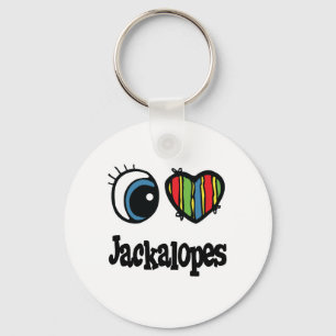 Porte-clés I Love (Heart) Jackalopes